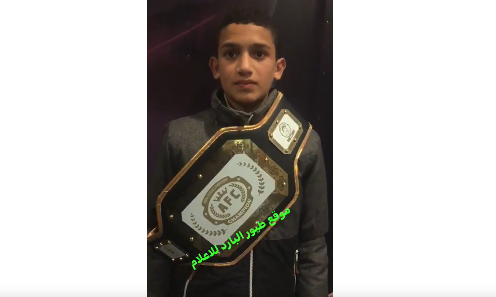 لقاء خاص لموقع طيور البارد مع البطل الفلسطيني ( احمد مصطفى)